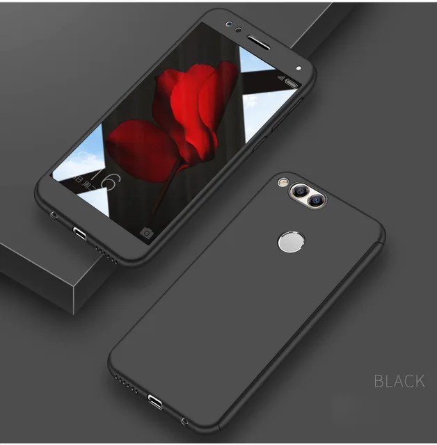 Black 360 градусов полный корпус чехол s для huawei Honor 6A чехол DLI-TL20 Funda силиконовый чехол 5," для huawei Honor 6A чехол Honor6A - Цвет: Black