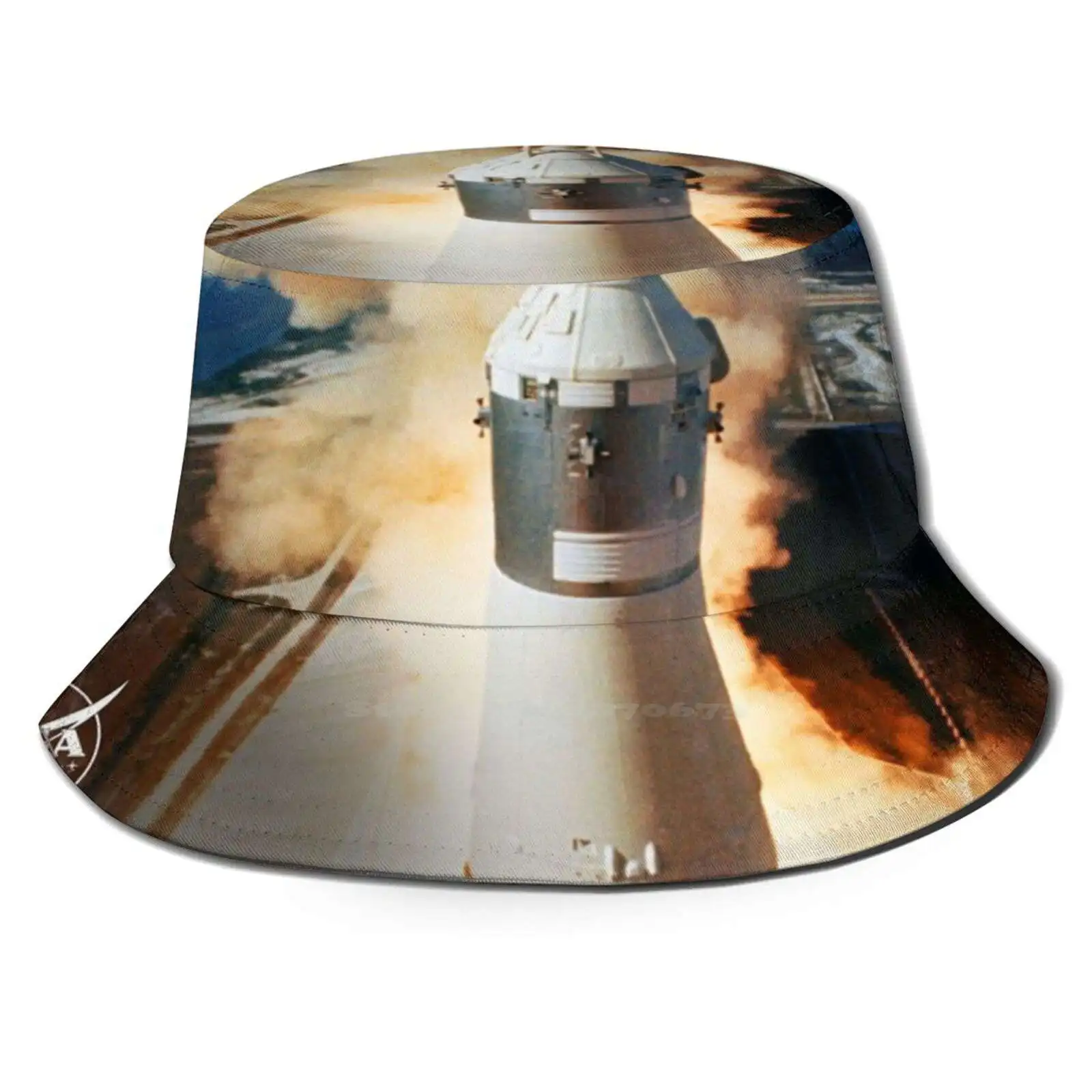 Apollo 11 : Liftoff Rocket Cappelli Da Pescatore Unisex Cappelli Da Pescatore Moon Apollo Apollo Mission Neil Scatto Michael Collins Edwin