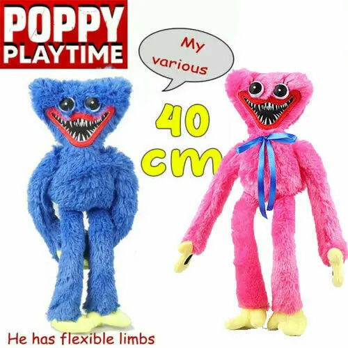Плюшевая игрушка Huggy Wuggy с изображением мака плюшевые игрушки мягкая Набивная