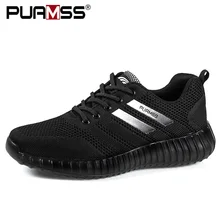 Брендовая Мужская обувь Легкий дышащий материал Для мужчин повседневная обувь Высокое качество Для мужчин обувь из сетчатого материала на открытом воздухе кроссовки