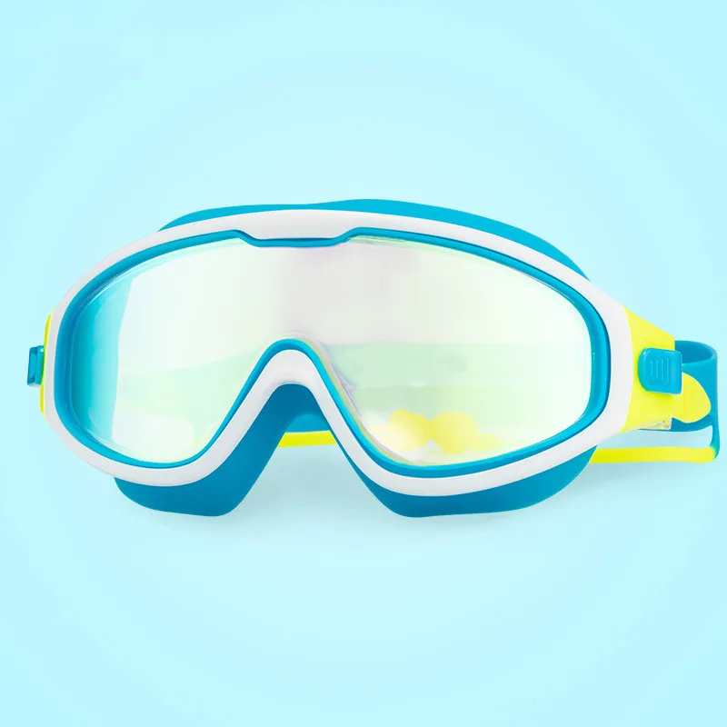 Children's Swimming Goggles Goggles Professional Waterproof Anti-fog HD Swimming Glasses Girls Big Frame Diving Equipment