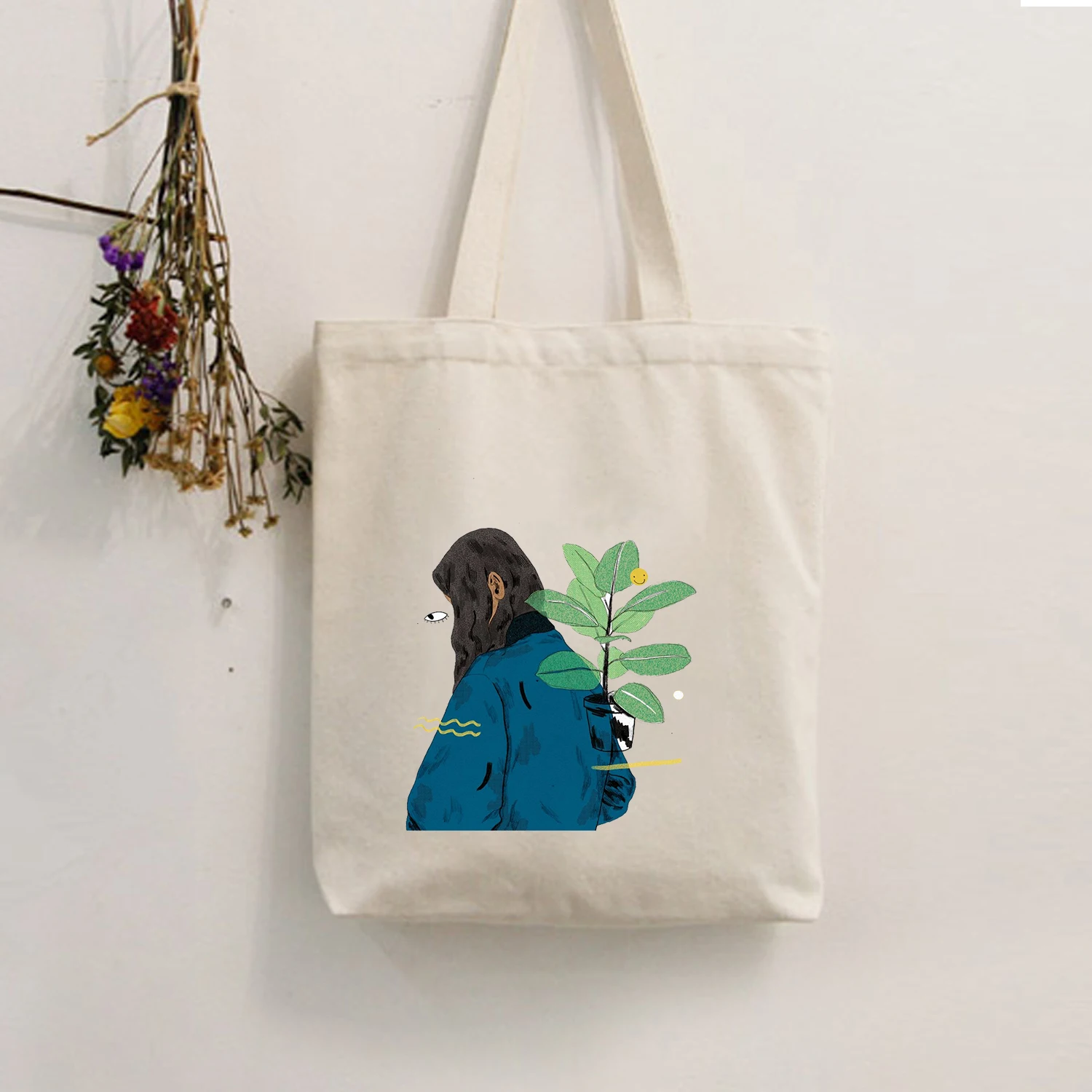 cute cotton tote bags