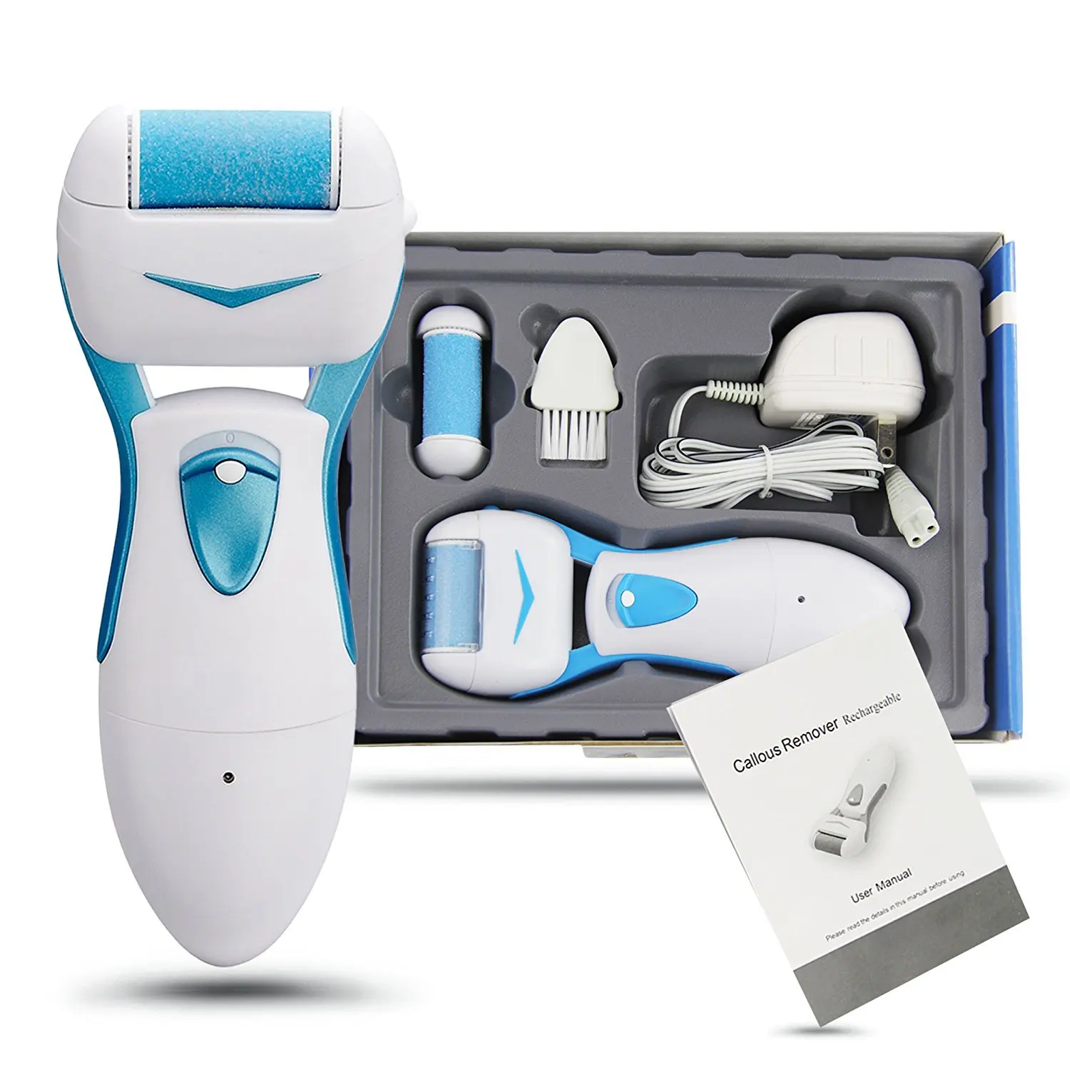 

Cross Border Foreign Trade English-Electric Foot Callus Remover Rechargeable Get Rid of Foot Skin Calluses Dead Skin Cells Remov