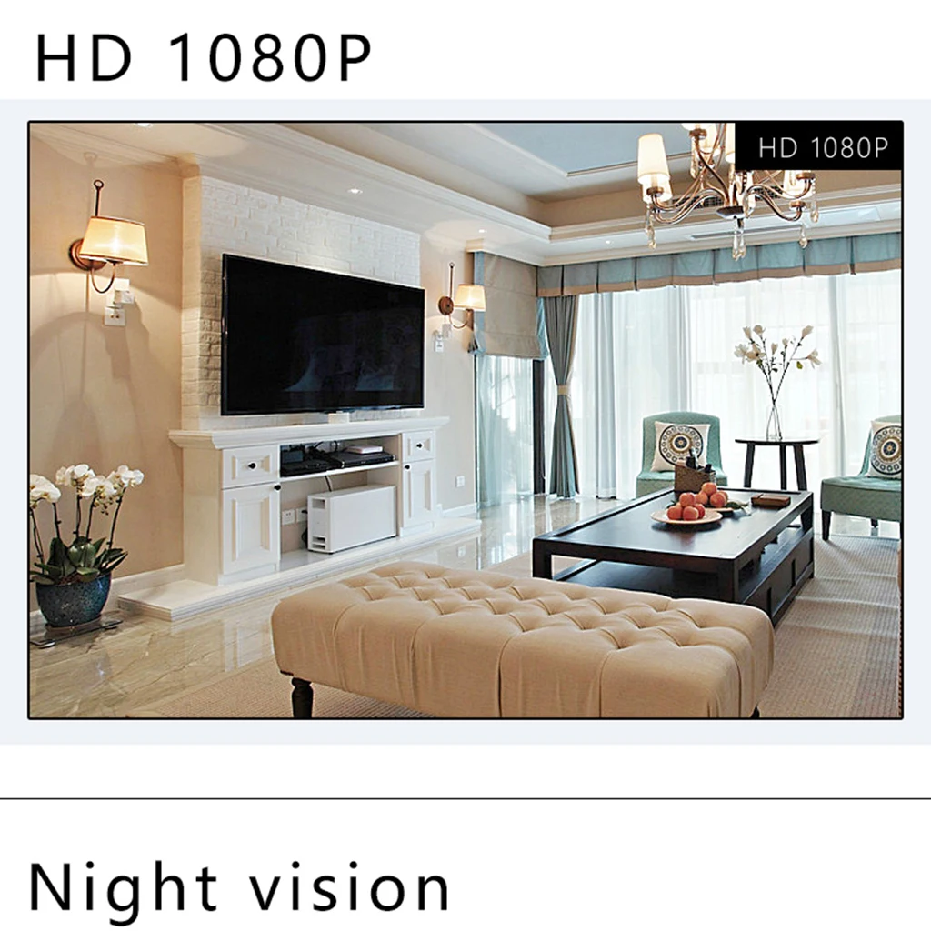 XD Mini Camera HD 1080P Camera Night Vision For Home Car Dash Spying