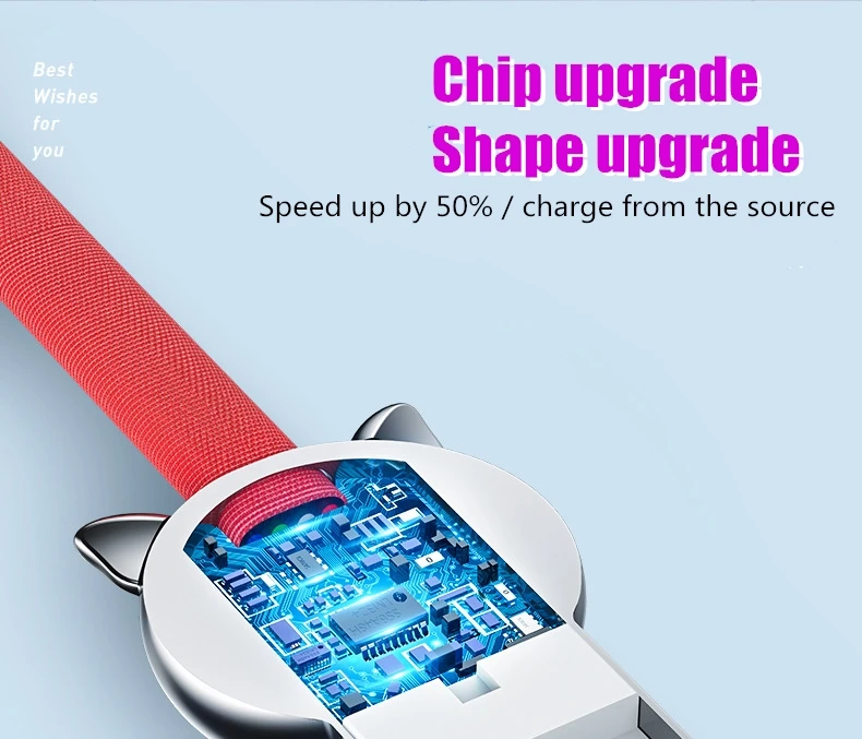 Тип USB кабель для быстрой зарядки мобильного телефона для IOS iPhone, зарядное устройство, провод для передачи данных, шнур из сплава, линия для смартфонов, быстрая Синхронизация данных
