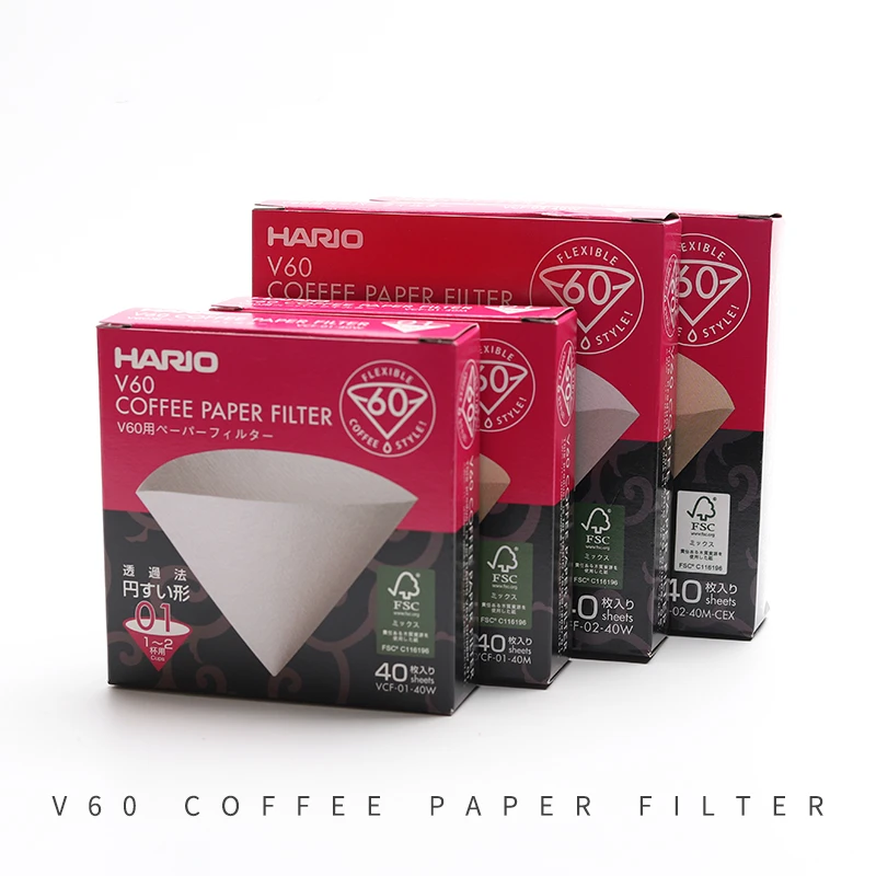 Японский импорт Hario V60 фильтр для кофе 01 02 Количество кофе натуральные бумажные фильтры для 4 стаканчиков для бариста VCF-01-100 капельная бумага Японский импорт Hario V60 фильтр для кофе 01 02 Количество кофе натуральные бумажные фильтры для 4 стаканчиков для бариста VCF-01-100 капельная бумага