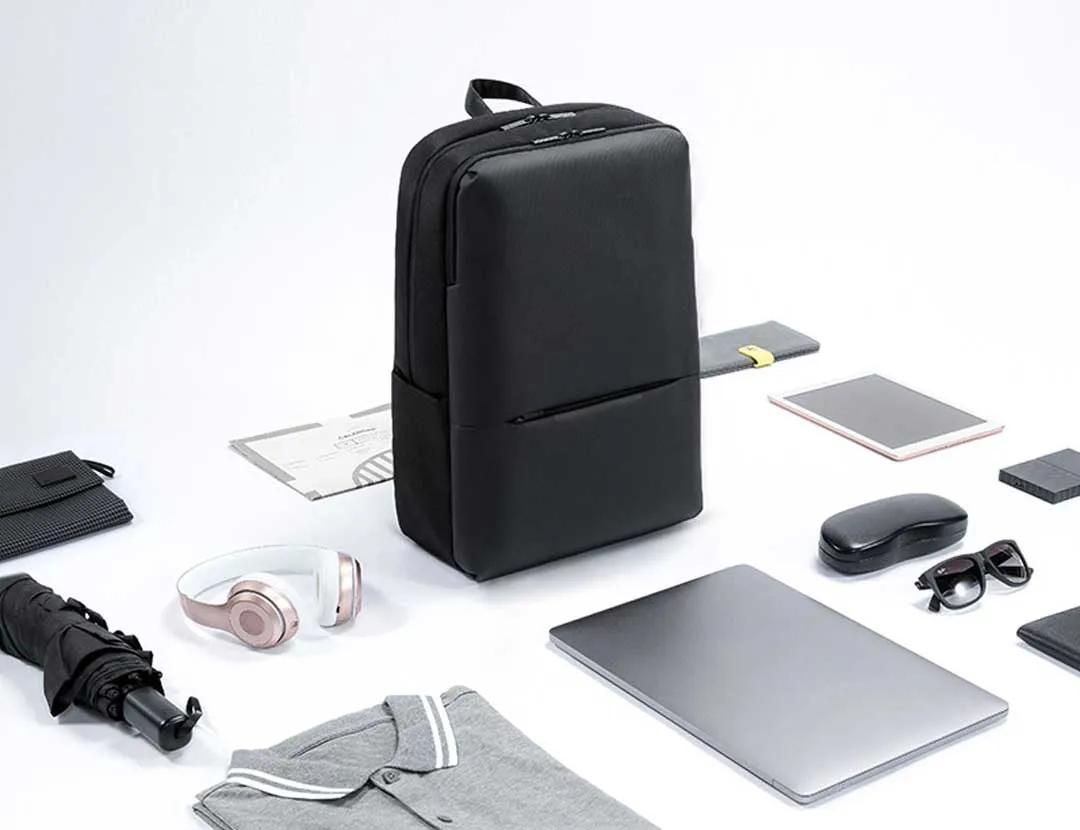 Xiaomi Mijia классический деловой рюкзак 2 уровня 4 водоотталкивающий декомпрессионный амортизационный 15,6 дюймовый компьютерный деловой рюкзак
