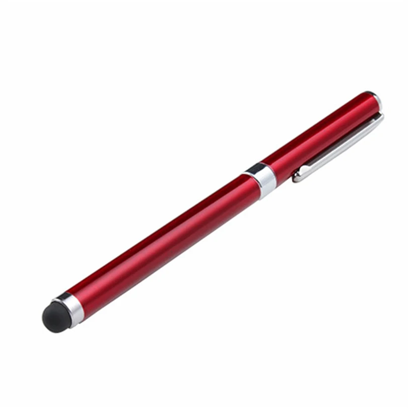 Ручка для тачскрина, металлическая ручка для экрана, стилус для iPhone, iPad, samsung, для Amazon Kindle, универсальная емкость, стилус, ручка A40 - Цвета: Красный
