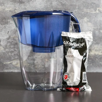 

Filter jug ​​2.8 l "Aquaphor-Prestige", color blue
