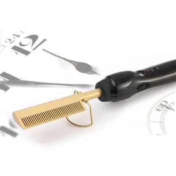 

Hair Straightener Brush Quick Curling Beard Comb Multifunctional Heat Styling Tool