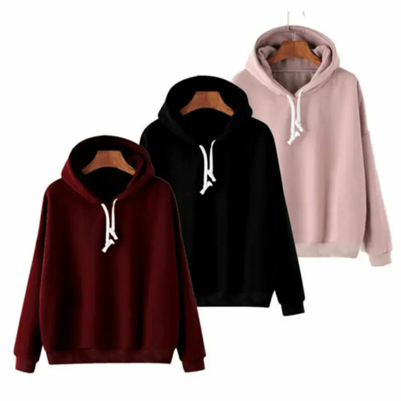 

Womens Casual Long Sleeve Pullover Jumper Ladies Holiday Loose Tops Sweatshirts
