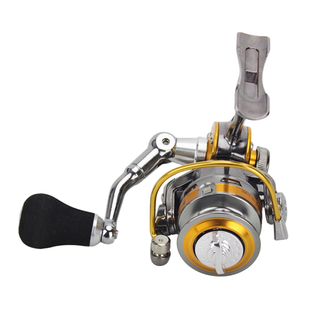 Smooth Mini   Fishing Reel Ultra Light High Strength Fishing Tackles Freshwater Ice Fishing Reel 5.0:1 8 lb