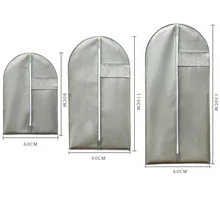 Домашняя одежда пылезащитный чехол для шкафчика, чехол для пальто, подвесной костюм, защитный Органайзер, сумка, три размера, сумки для одежды