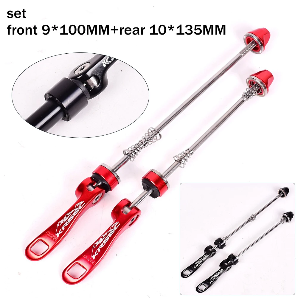 Titanium Alxe MTB Road Bike Skewer Quick Release QR Ti Ultralight 100 135mm