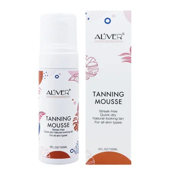 

150ml Tanning Mousse Self Tanner Body Bronzer Skin Moisturizing Sunless Tanning Cream Lotion Healthy Skin Product D2