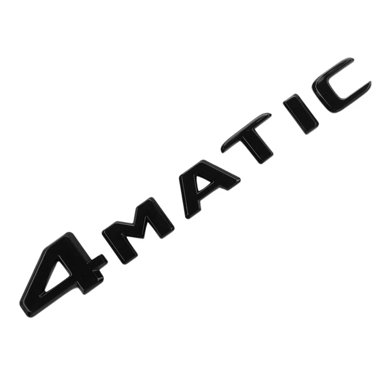 4MATIC 자동 트렁크 도어 펜더 범퍼 배지 데칼 엠블럼 접착 테이프 스티커 교체, 메르세데스-벤츠