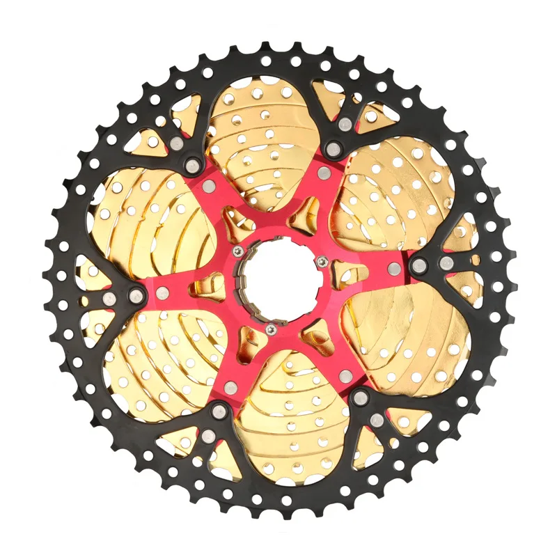 Карты Bicycle маховик 9 скоростей 50t Золотая цепь колеса Горный велосипед башня