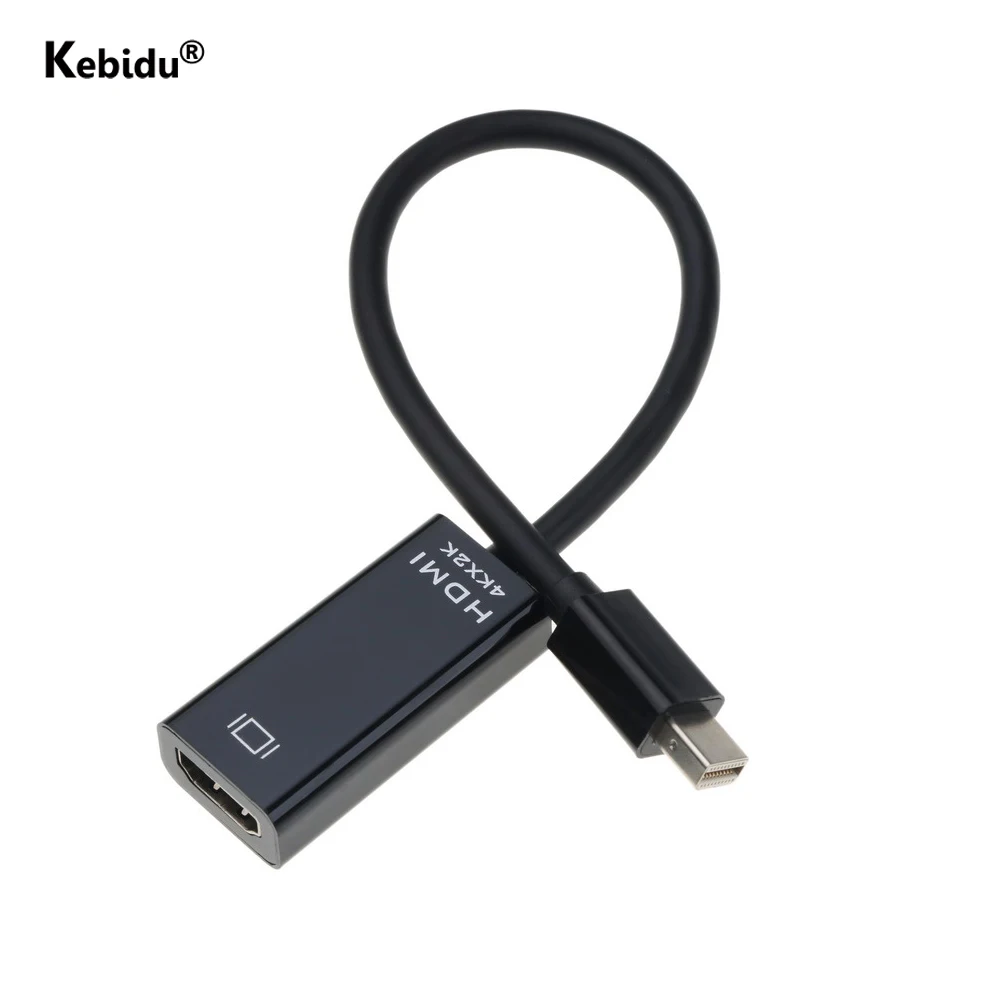 Mini DisplayPort to HDMI-compatible Adapter 4K DP Cable Thunderbolt 2 Converter for MacBook Air Surface Pro 4 | Электроника