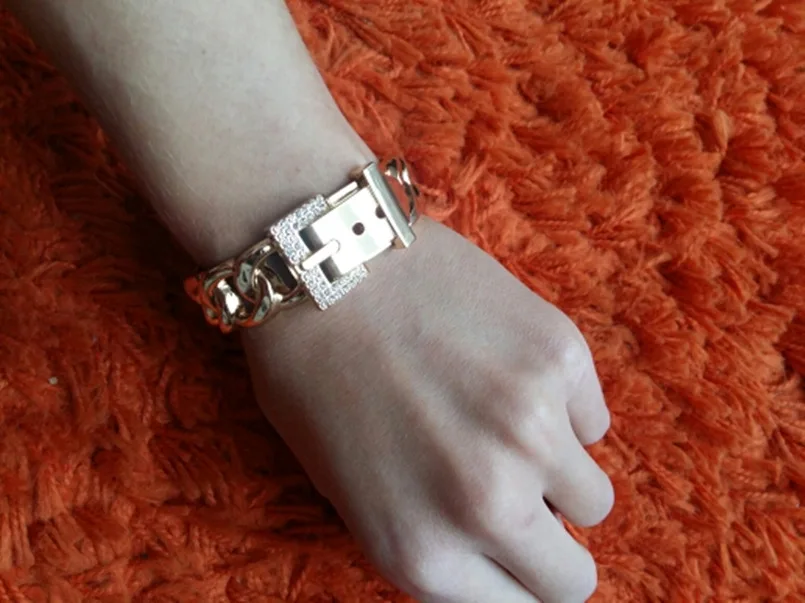 Стразы, женский модный браслет, сплав, шарм, браслет, золотой, серебряный цвет, аксессуары