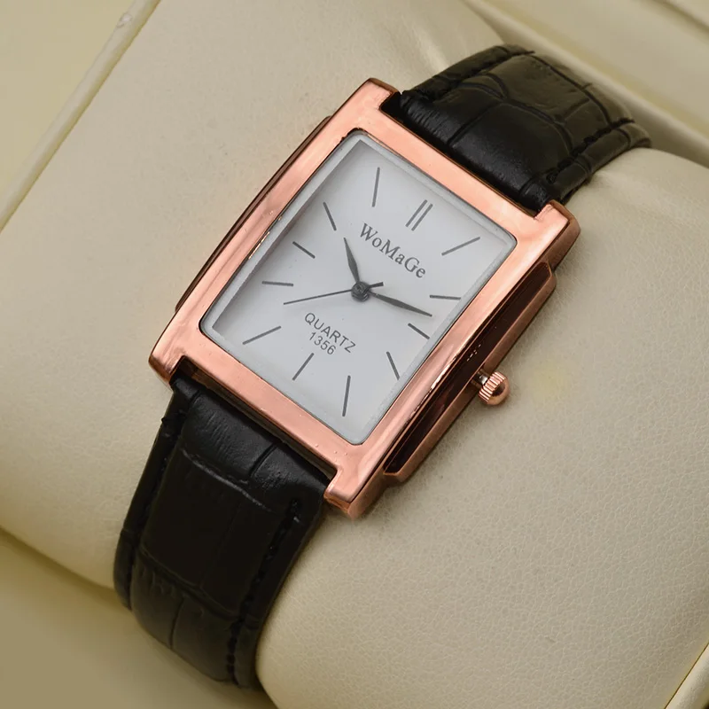 Женские роскошные часы от ведущего бренда reloj mujer из розового золота с кожаным ремешком, женские наручные часы, женские часы