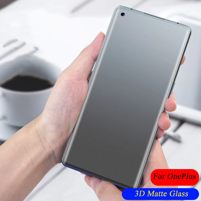 Для OnePlus 8 7T 7 Pro 3D закаленное стекло полное покрытие матовый экран протектор для 1 +