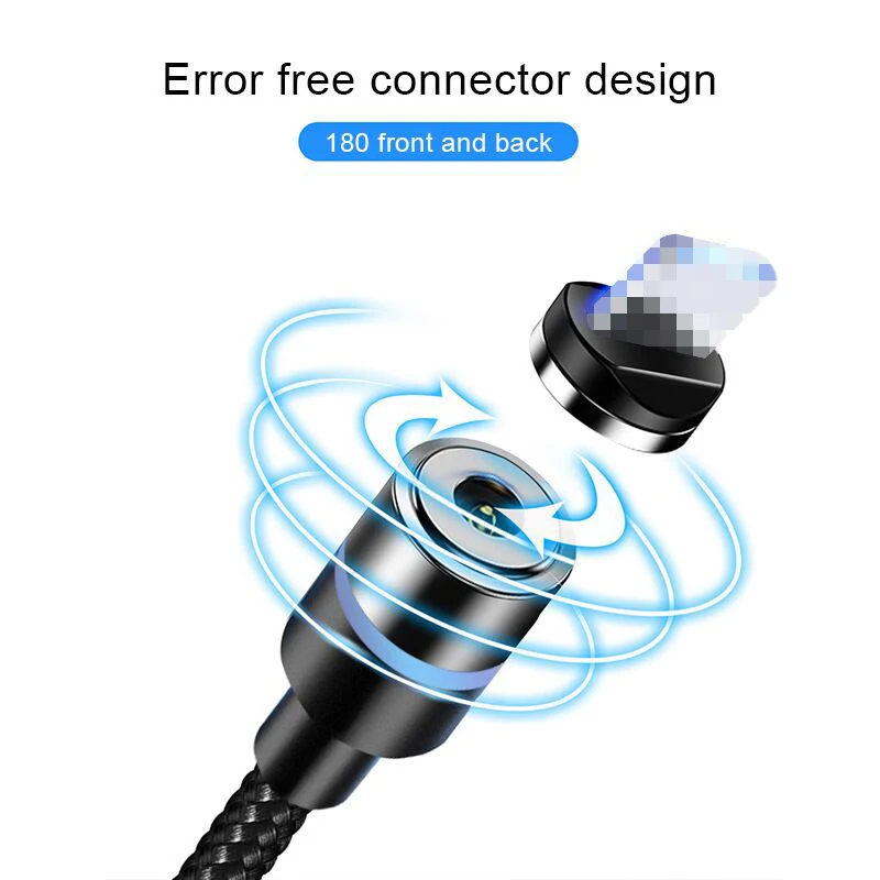 

Magnetic Cable Fast Charging USB Type C Cable Briaded Magnet Charger Data Charge Micro USB Cable Phone Cable for iphone USB Cord