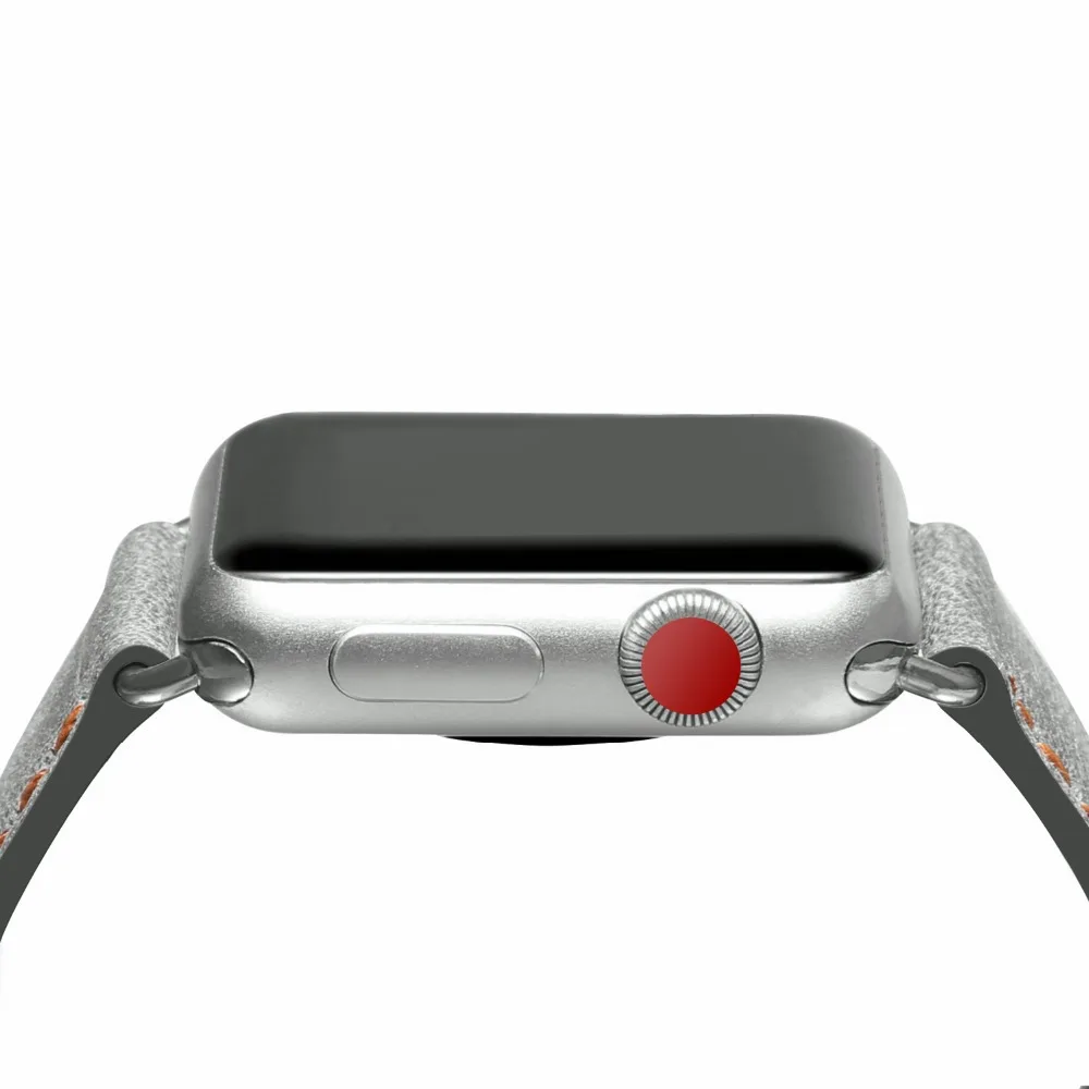 Кожаный чехол с узором Crazy Horse кожаный ремешок для наручных часов Apple Watch, версии 5/4 44/40 мм с эффектом разрыва и трещин браслет для наручных часов iWatch серии 3/2 42/38 мм
