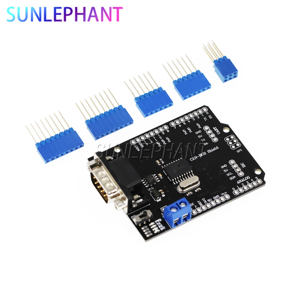 1Set MCP2515 Can Bus Shield Board SPI Interface 9 Pins Standard Sub D 