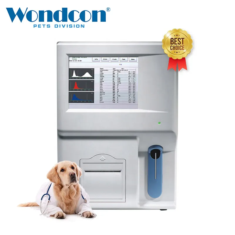 Wondcon ветеринарный 3 Diff кровяной тест КБК машина гематологический автоматический