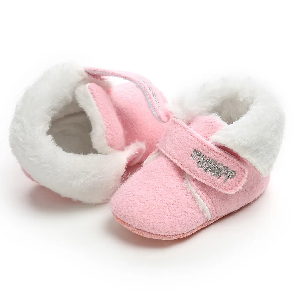 Newborn Baby Girl Boys Cute Cotton Shoes Fashion Toddler First Walkers Kid Shoes Hook& Loop Baby Shoes Newborn Hot Sale