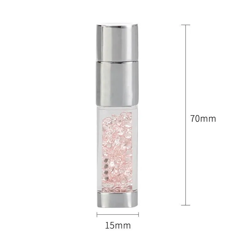 pen drive 8gb Crystal USB flash drive 64gb metal usb memory flash 128gb 4gb Jewelry pendrive 16gb cle usb 32gb free custom logo