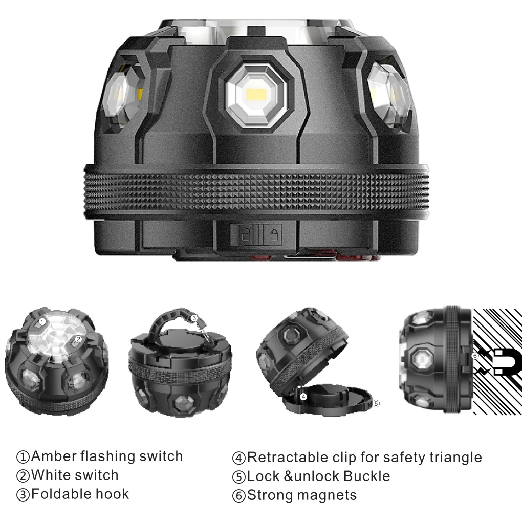Портативный 18LED 360 Степень 11 режимов аварийный светильник магнитное основание подходит для ремонта автомобилей Кемпинг Ночная подсветка