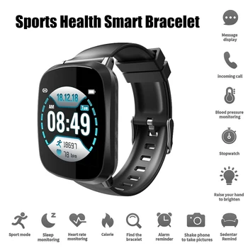 

A8 Smart Watch Waterproof Touch Color Screen Fitness Tracker Heart Rate Blood Pressure Monitoring Pedometer Multi Sports Mode