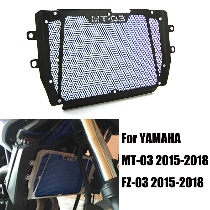 Для Yamaha MT-03 MT03 MT 03 мотоциклетная решетка радиатора Защитная крышка идеально подходит MT-03 MT03