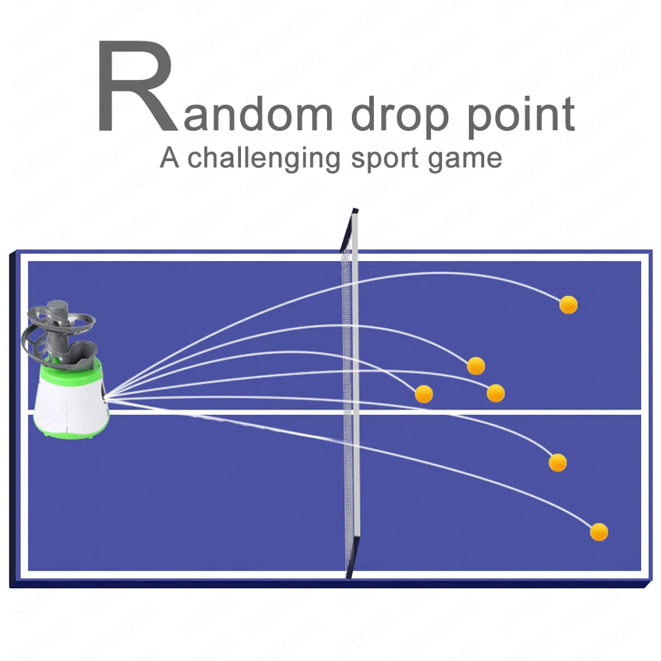 4* AA Мини Робот для настольного тенниса родитель-ребенок ученик Отправитель подача обслуживание машина тренер подарок ракетка спорт 40+ пинг-понг Мячи
