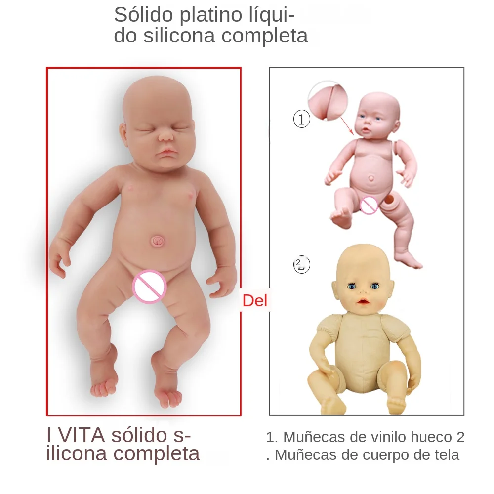 bebes de silicona medica platino