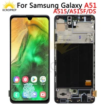 Super amoled para samsung galaxy a51 lcd a515f SM-A515F/ds a515f/ds a515f display digitador da tela de toque para samsung a515 display