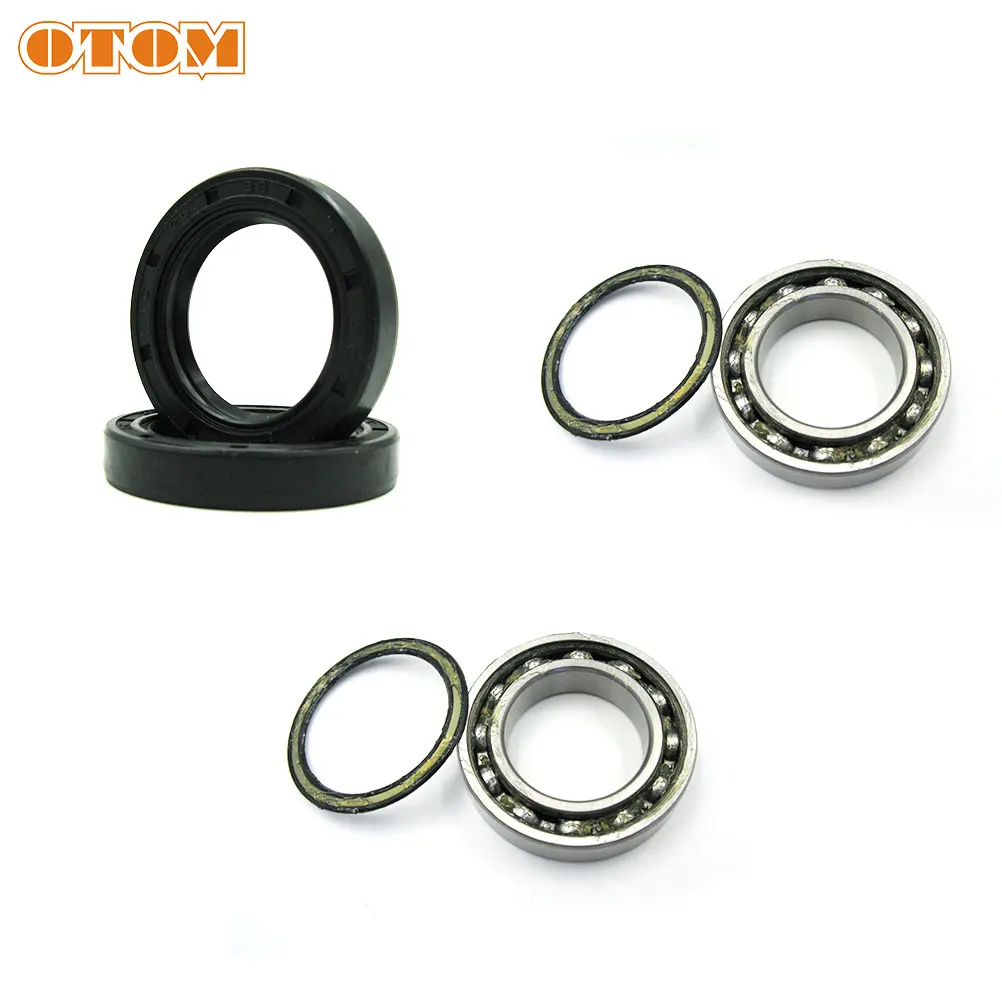 OTOM Hub Bearing Oil Seals Kit Motorcycle Front Rear Wheel For YAMAHA WR250F WR426F WR450F YZ450F YZ400F Dirt Bike Enduro Parts for wheel hub oil seal bearing set