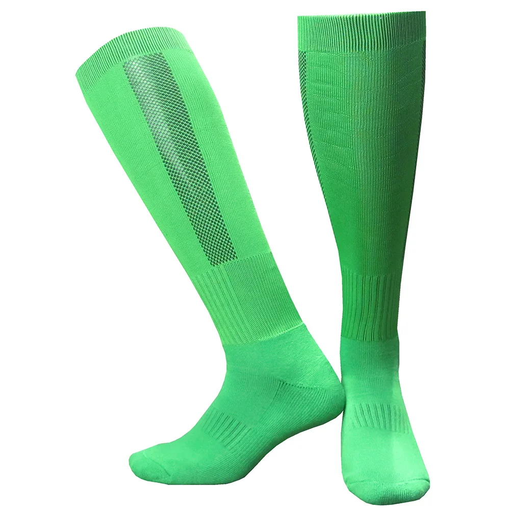 CTM005绿色毛巾底足球袜 副本