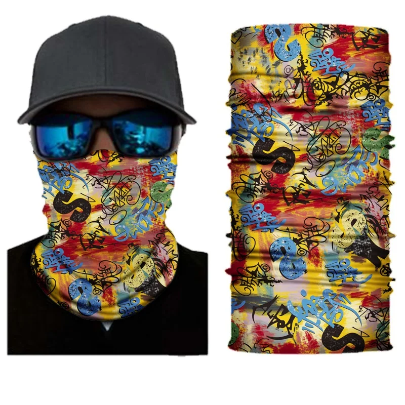 China Supplier Fashion Customised Promotion Microfiber Multiuse Magic Uv Polyester Gaiter Bandana Warmer Neck Gaitor man scarf Scarves