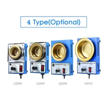 SWDT-41C 100 Вт/150 Вт/250 Вт/300 Вт мини бессвинцовый паяльник титановое покрытие нержавеющая сталь припой горшок компактный температурный