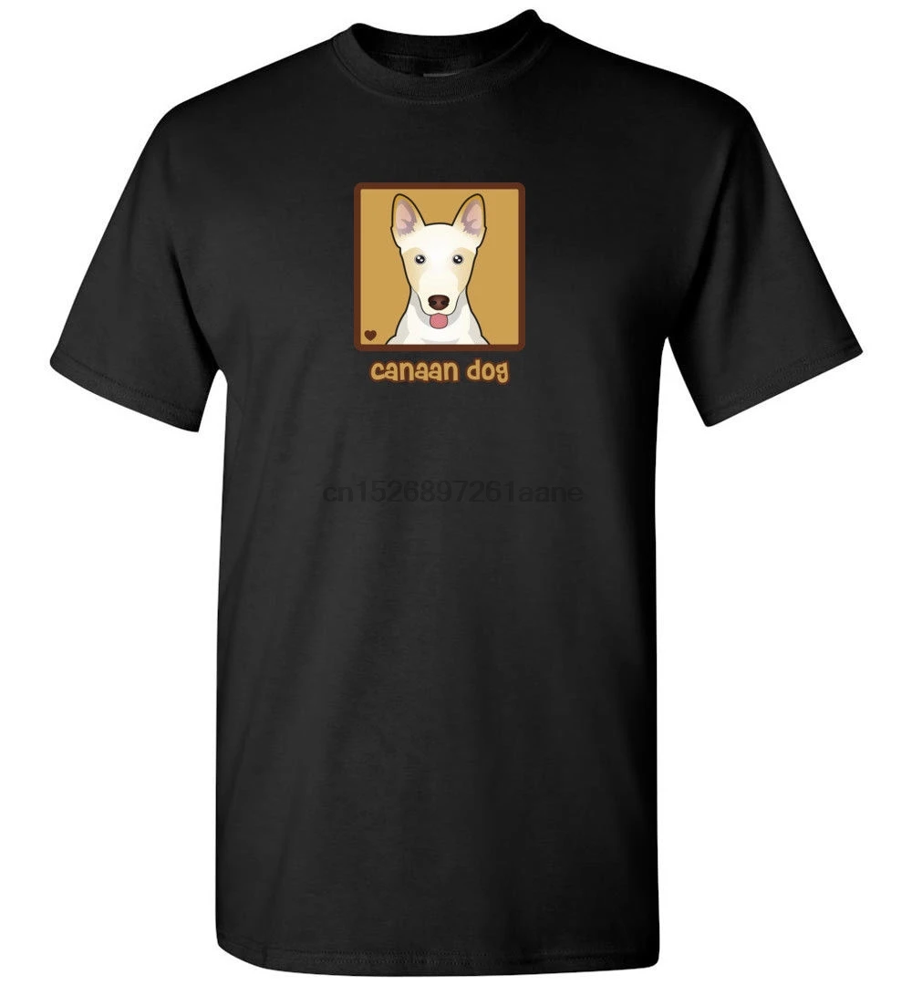 Tee Shirt Mens 2019 New Shirts Printing Fashion Print Tshirt Plus Size Canaan Dog Cartoon Custom |
