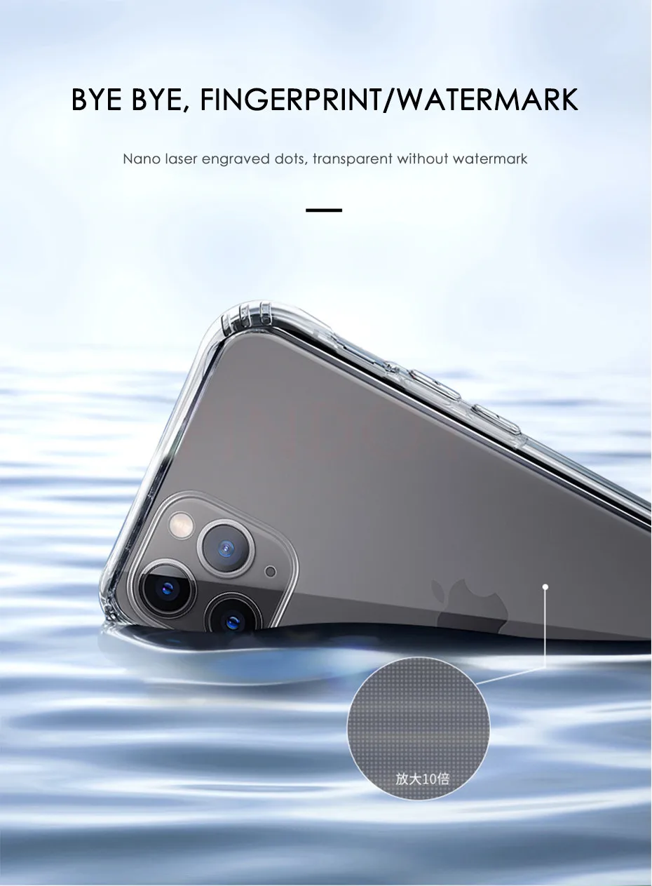 13 cases Luxury Shockproof Silicone Phone Case For iPhone 13 12 11 Pro XS Max X XR 7 8 6S Plus SE Case Transparent Shockproof Back Cover iphone 13 clear case