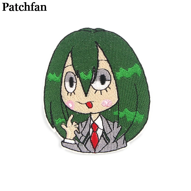 

20pcs/lot Patchfan My hero academia cartoon Iron on patches clothing embroideried Patchwork accessories badges wholesale A2336