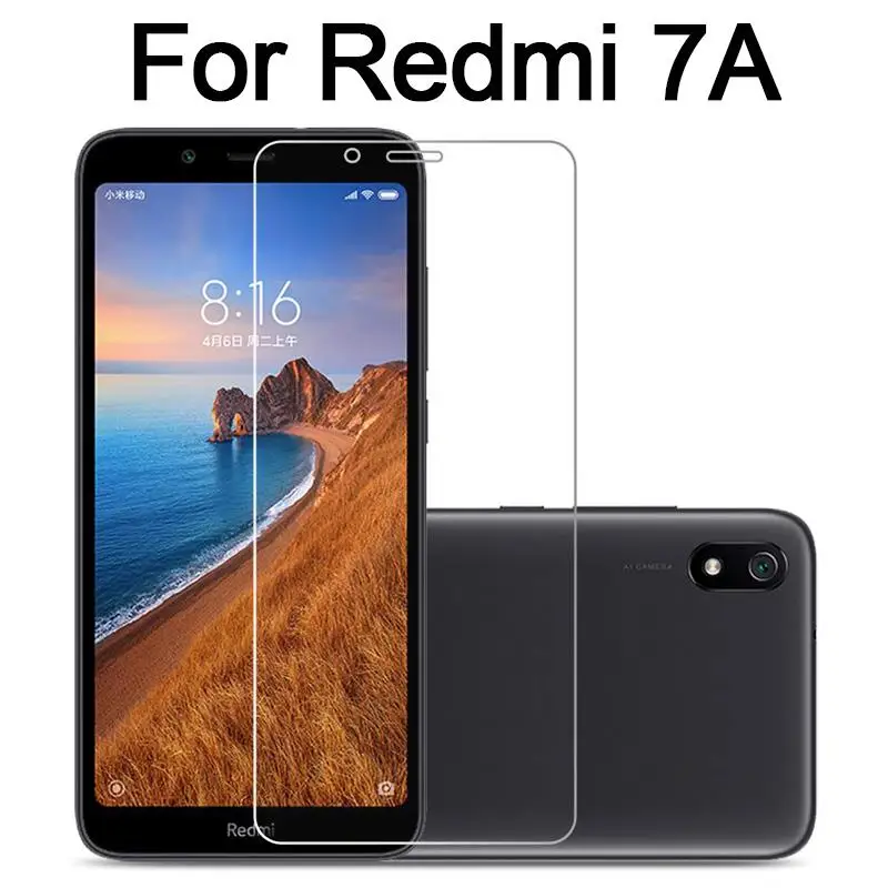 

9H Safety Screen Protector on for xaomi redmi7a 6 a 7 a glass on for redmi 7 6 xiomi redmi 6 a 7a 5.45' protective glass film