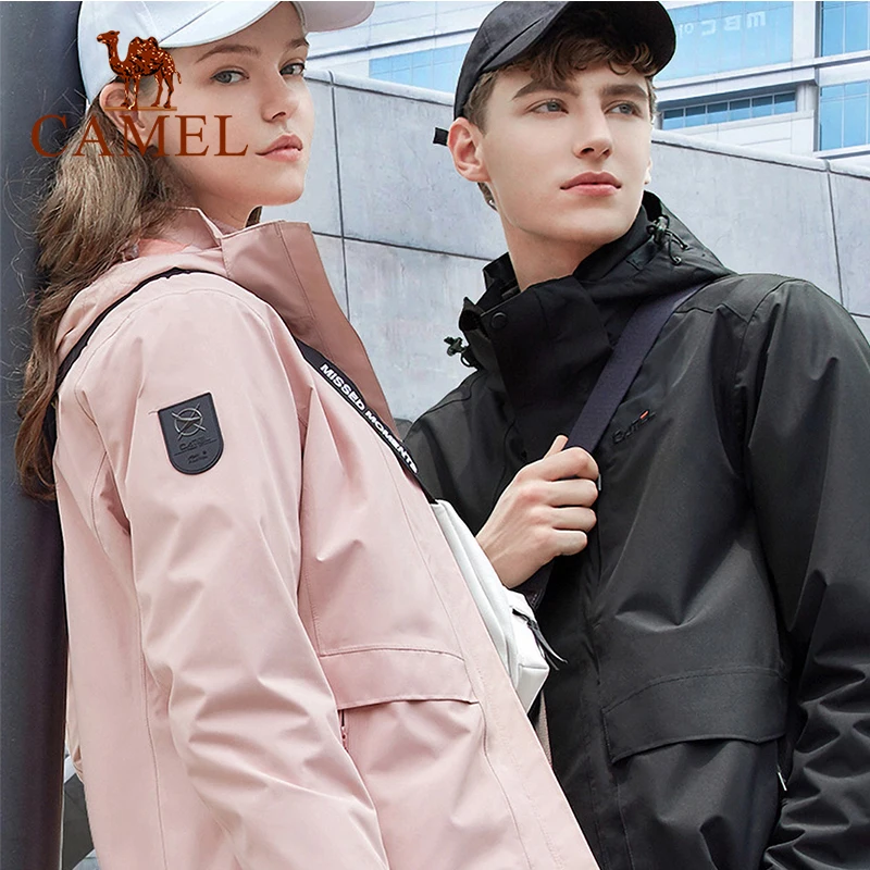 KAMEEL Mannen Vrouwen Jas 3 in 1 Outdoor Wandelen Jas Thermische Fleece Innerlijke Waterdichte Windjack Warm Wandelen Trekking Jas KAMEEL Mannen Vrouwen Jas 3 in 1 Outdoor Wandelen Jas Thermische Fleece Innerlijke Waterdichte Windjack Warm Wandelen Trekking Jas