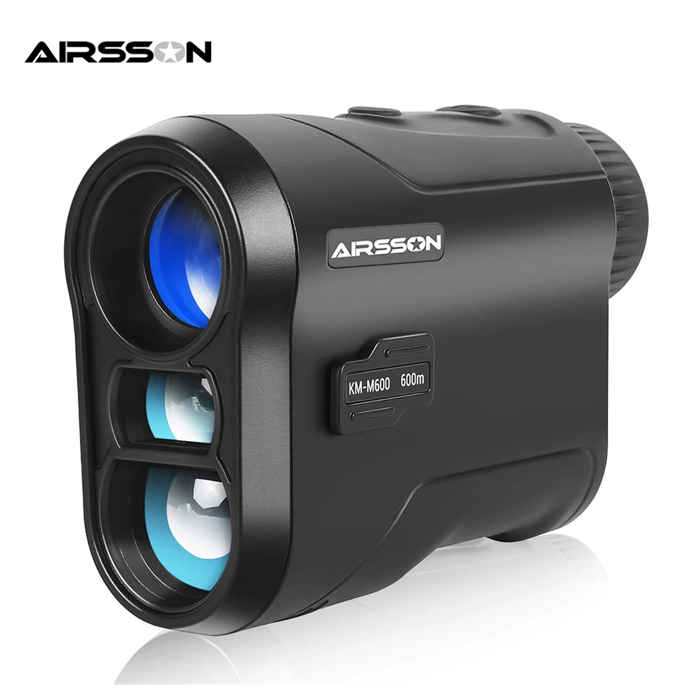 Airsson Laser Rangefinder Telescope 600M Laser Distance Meter 6X