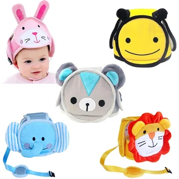 

Children Head Protect Cap Hat Baby Safety Cartoon Impact Resistant Toddler Helmet Soft Sponge Liner Hat for Baby Kids