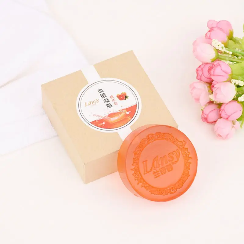 orange cleansing soap