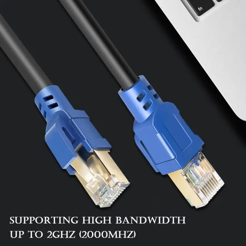 0 5 m возможностью погружения на глубину до 30 м Cat8 Ethernet кабель RJ45 8P8C сетевой 2000 МГц
